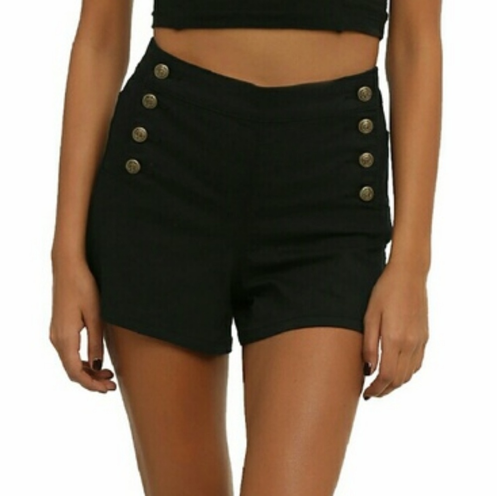 Pin-Up Sailor High Waist Shorts